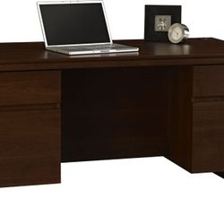 NEW, IN BOX
AmeriwoodTM Home Westmont Collection Executive Desk, Resort Cherry