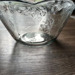 Anchor Hocking Savannah Punch Bowl Set 8-Quart Punch Bowl