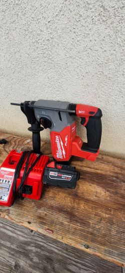 Milwaukee Rotary Hammer Auto Stop M18 Fuel Tool Battery 5ah Charger