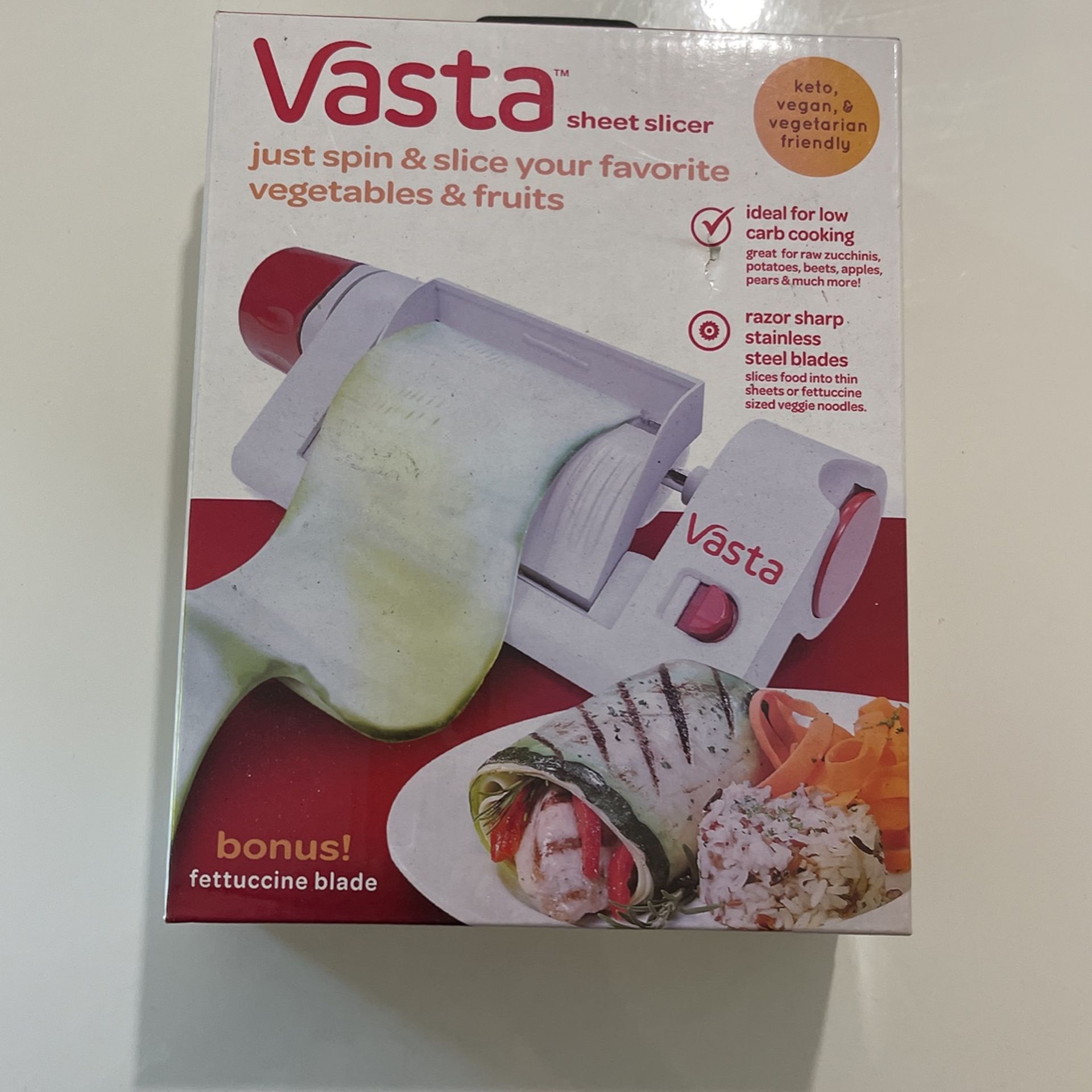 Vasta Vegetable and Fruit Sheet Slicer, As Seen on TV