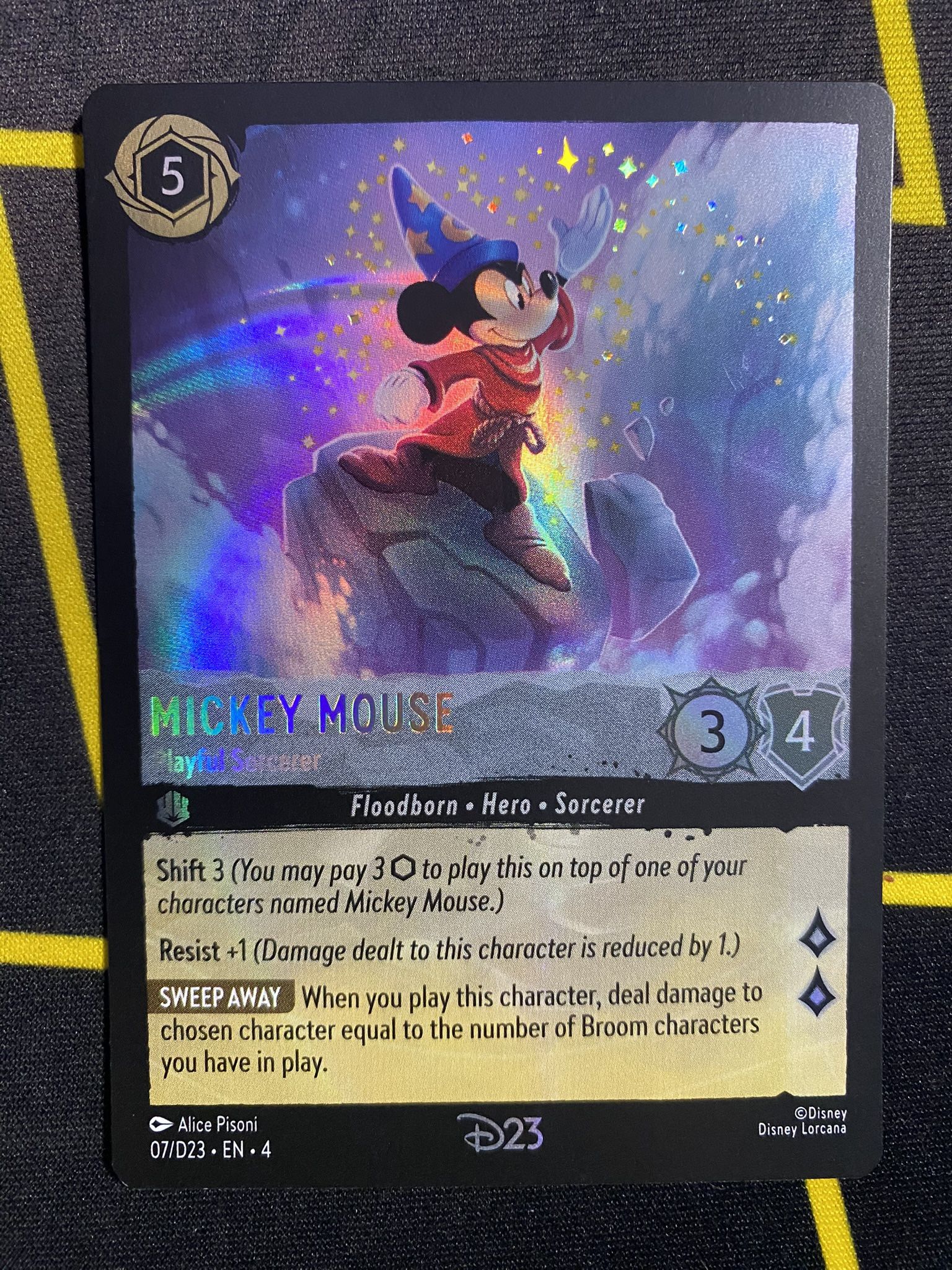 Mickey Mouse D23 Promo Playful Sorcerer 07/D23 2024 D23 Exclusive ...