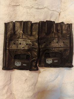 New men's leather Rider motorcycle gloves