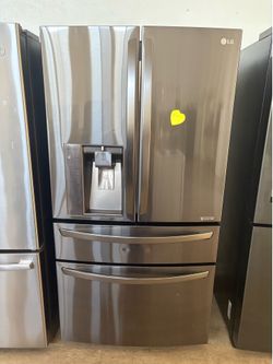 Stainless steel LG fridge