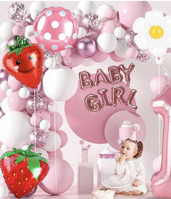Strawberry Theme Ballons