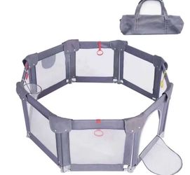 Foldable baby playpen for baby and pets (bottom pad /ocean ball not included)
