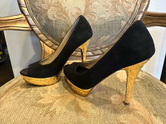 Enzo Anciolini black suede shoes
