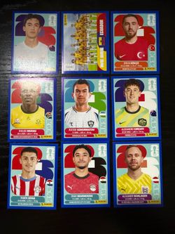 Fifa stickers blue
