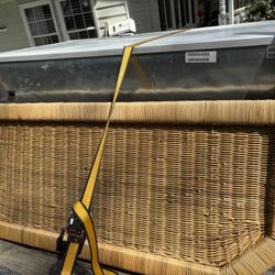 Full Size Wicker Headboard 