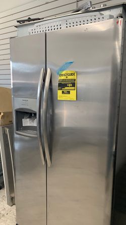 Frigidaire Side By Side Fridge Stainless Steel!