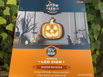 Target Hyde and Eek Pumpkin Led Sign
