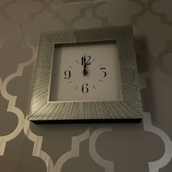 Silver Clock