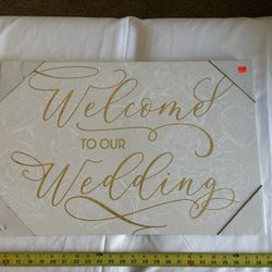 Wedding Welcome Sign 