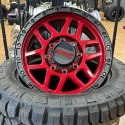 Super Especial Kmc 18" 8x180 All 4 Wheels While Supplies Last! One Time Deal