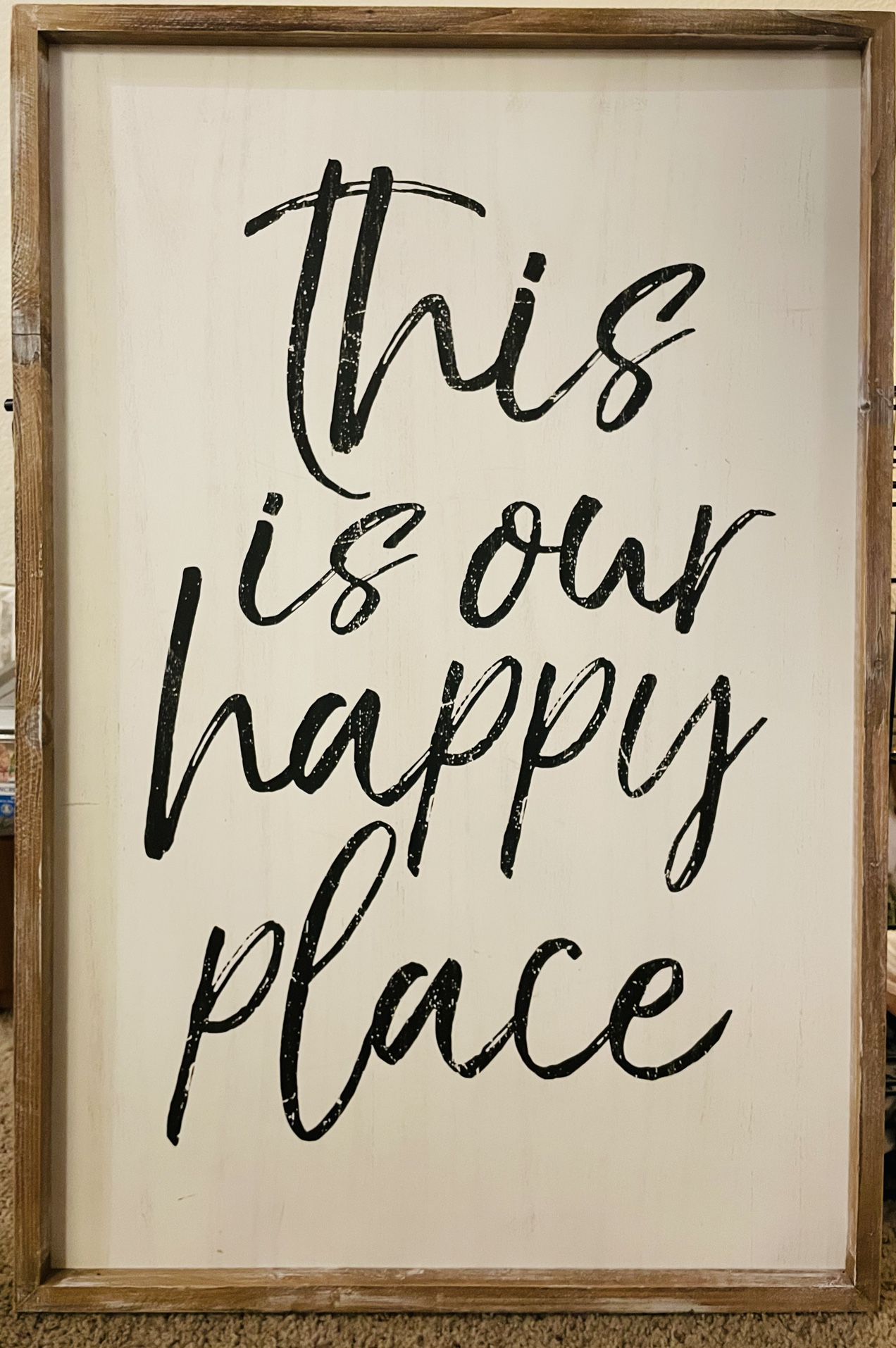 This Is Our Happy Place Wall Art