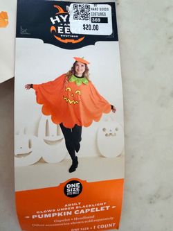 Adult Pummpkin Cape costume