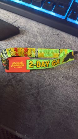 Nocturnal Wonderland 2026 2 day ticket