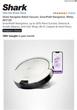 Shark Navigator Robot Vacuum AV2120 White