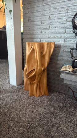 Unique MCM inspired wood collection, side tables, entry tables, raw wood for projects