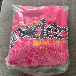 Sp5der V2 hoodie pink