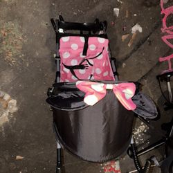 Pink Minni Mouse Stroller