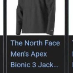 Men's Northface Bionic 3 Jacket