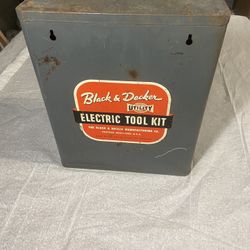 Vintage Black & Decker electrical tool kit
