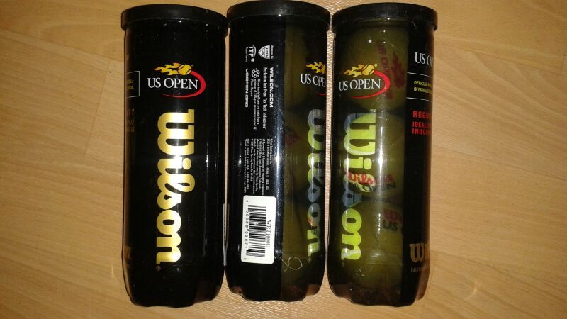 US Open Wilson Tennis Balls (3) 3-in-1