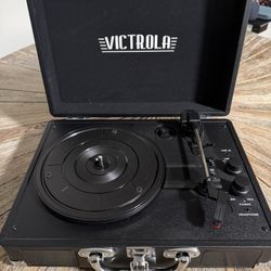 Victrola Vinyl Player And Bluetooth Speaker