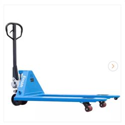 NEW Eoslift Professional Grade M25 Manual Pallet Jack 5 500 lbs. 27 in. x 48 in. German Seal System with Polyurethane Wheels