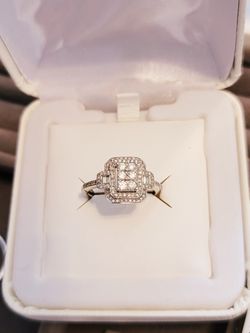 White gold 1/2 ct t.w. diamond engagement ring 💍 😍