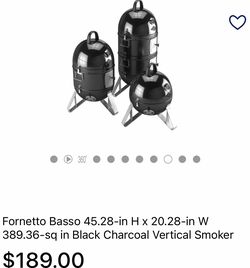 3 In 1 Charcoal Vertical smoker