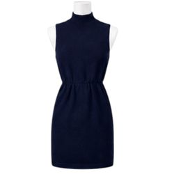 Size 6 St. John Collection Navy Dress Sleeveless Excellent Condition
