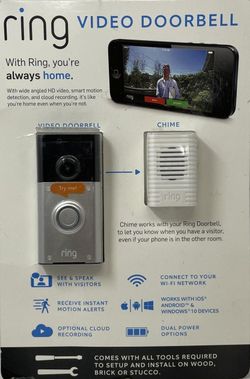 Ring doorbell & chime