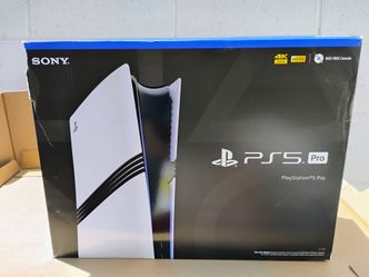 Empty shipping box PS5 Pro PlayStation 5