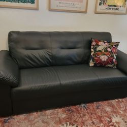IKEA Knislinge 3-Seat Faux Leather Sofa – Great Condition