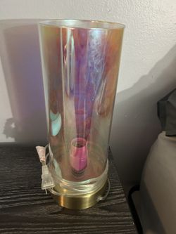 Iridescent Cylinder Lamp