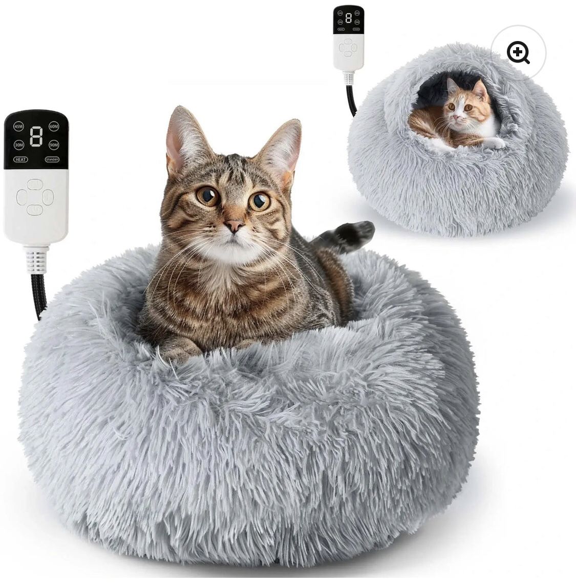 New ,Heated Cat Bed Indoor Covered