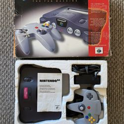 Nintendo 64 + Original Box