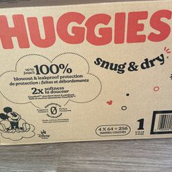 Size 1 Huggies Diapers