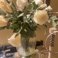 Flowers In Glass Vase