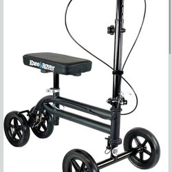 Knee Scooter Steerable Knee Walker for Adults for Foot Surgery With Boot And Crutches