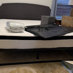 New King Bed Frame And Headboard