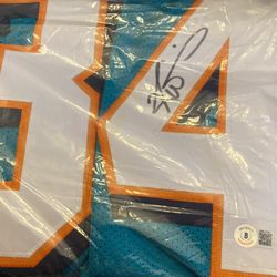 Ricky Williams Autographed Jersey Beckett Coa 