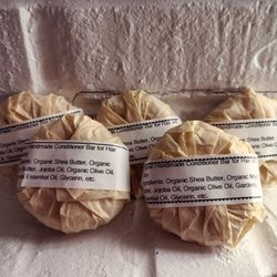 Organic Handmade Conditioner Bar for Hair and Body 