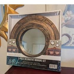 Antique Bronze Mirror