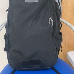 Black backpack