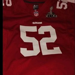 PRE-OWNED " KIDS " LARGE YOUTH 49'RS # 52 JERSEY 