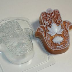 Hand of Fatima Soap Mold, Bath Bomb Mold, Hamsa Hand Chocolate Mold, Spiritual Mold, Hand of Fatima, Bath Bomb Making Supplies
