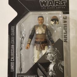 STAR WARS THE BLACK SERIES ARCHIVE. RETURN OF THE JEDI.  LANDO CALARISSIAN SKIFF GUARD 6 " ACTION FIGURE. 