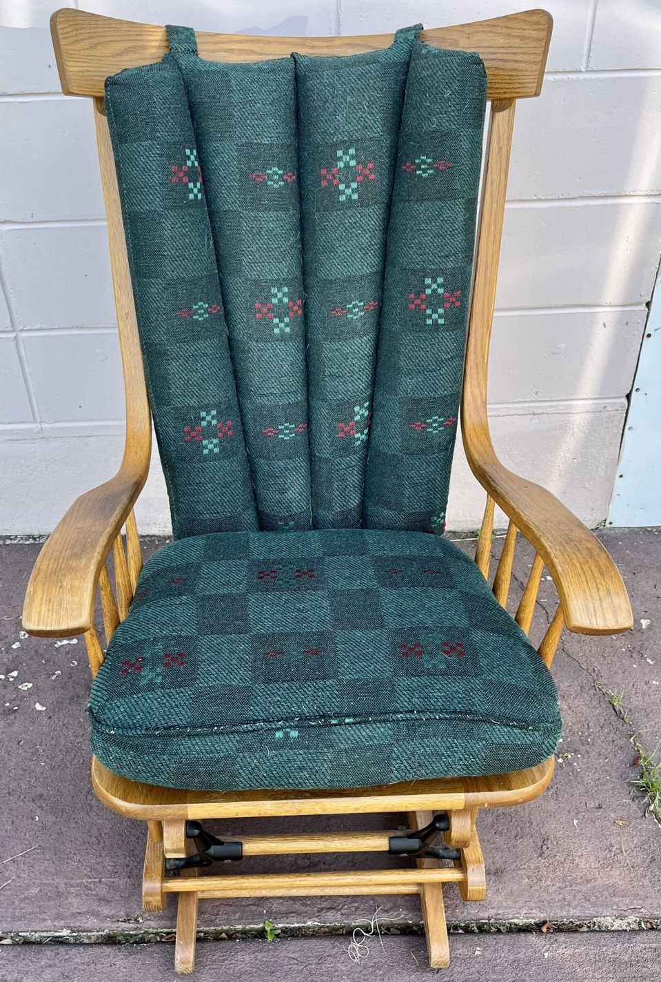 Wood Glider Rocking Chair